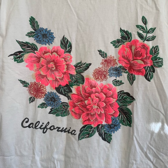 Vintage California Floral T-Shirt - Picture 2 of 3
